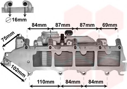 Imagine Intercooler, compresor VAN WEZEL 58004357