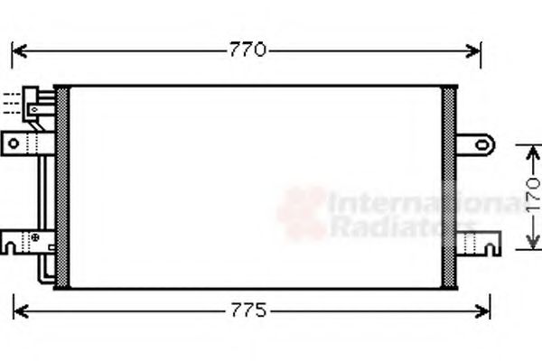 Imagine Condensator, climatizare VAN WEZEL 58005197