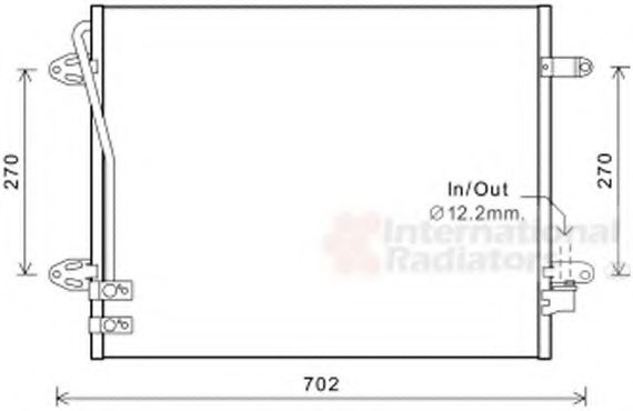 Imagine Condensator, climatizare VAN WEZEL 58005322