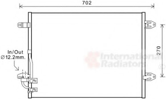 Imagine Condensator, climatizare VAN WEZEL 58005323