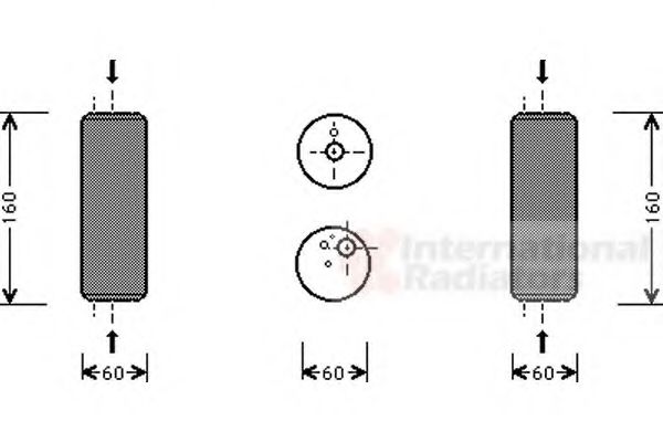 Imagine uscator,aer conditionat VAN WEZEL 5800D014