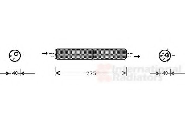 Imagine uscator,aer conditionat VAN WEZEL 5800D021