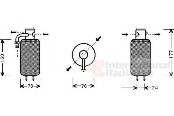 Imagine uscator,aer conditionat VAN WEZEL 5800D051