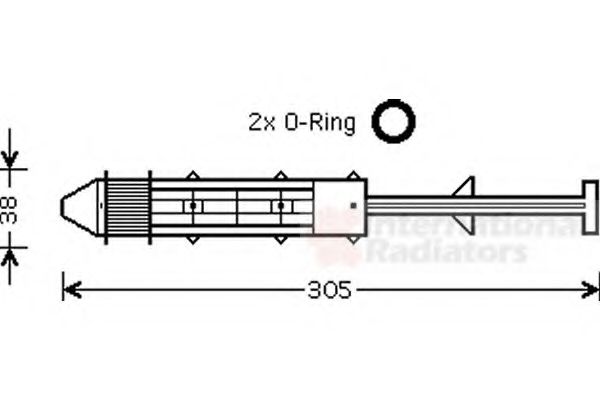 Imagine uscator,aer conditionat VAN WEZEL 5800D075