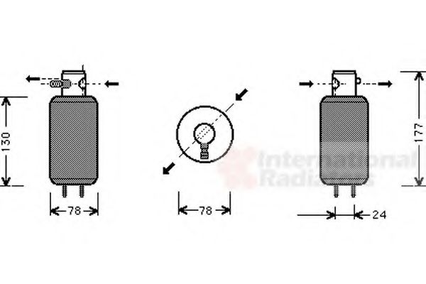 Imagine uscator,aer conditionat VAN WEZEL 5800D165