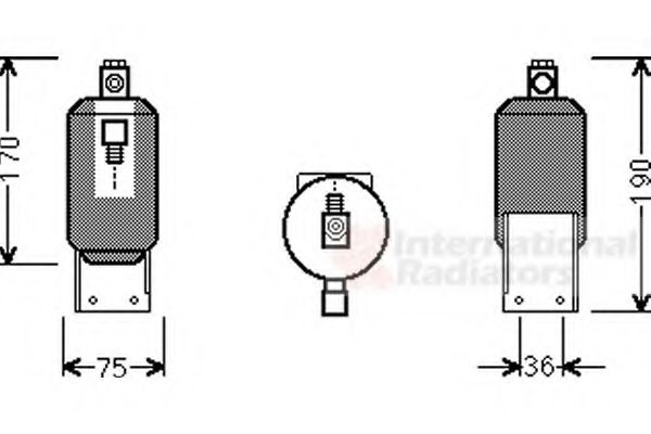 Imagine uscator,aer conditionat VAN WEZEL 5800D292