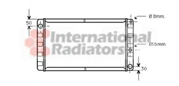 Imagine Radiator, racire motor VAN WEZEL 59002008