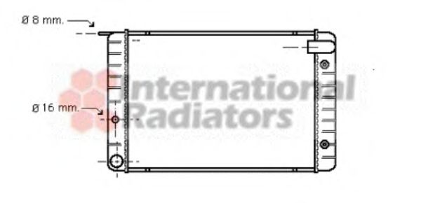 Imagine Radiator, racire motor VAN WEZEL 59002010