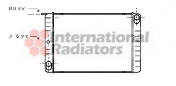 Imagine Radiator, racire motor VAN WEZEL 59002013