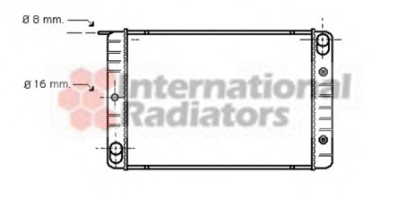 Imagine Radiator, racire motor VAN WEZEL 59002014