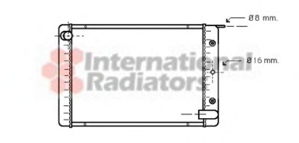 Imagine Radiator, racire motor VAN WEZEL 59002021