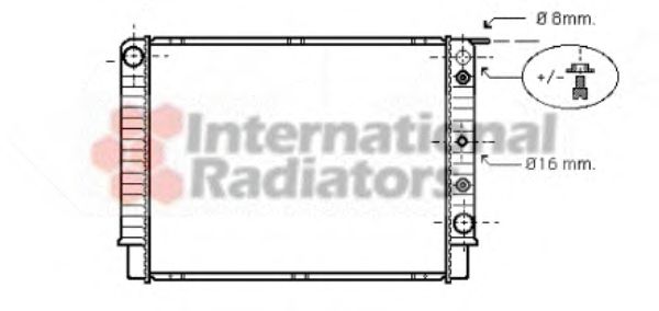 Imagine Radiator, racire motor VAN WEZEL 59002062