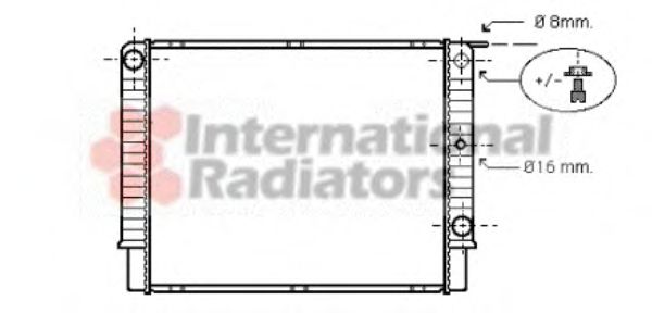 Imagine Radiator, racire motor VAN WEZEL 59002087