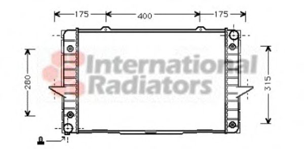 Imagine Radiator, racire motor VAN WEZEL 59002093