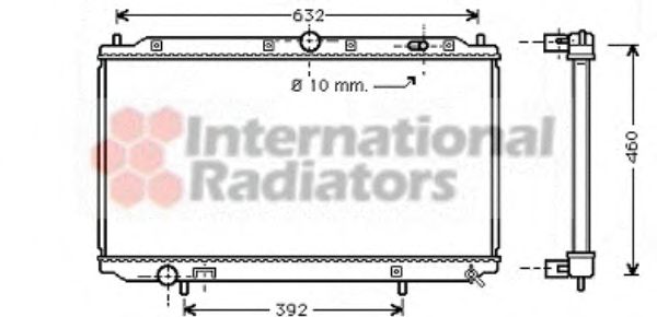 Imagine Radiator, racire motor VAN WEZEL 59002124