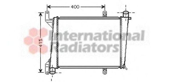 Imagine Radiator, racire motor VAN WEZEL 59002127