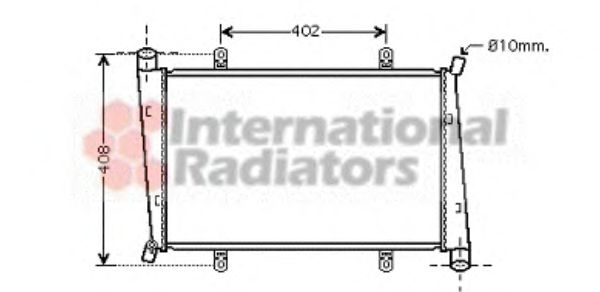 Imagine Radiator, racire motor VAN WEZEL 59002130