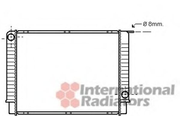 Imagine Radiator, racire motor VAN WEZEL 59002145