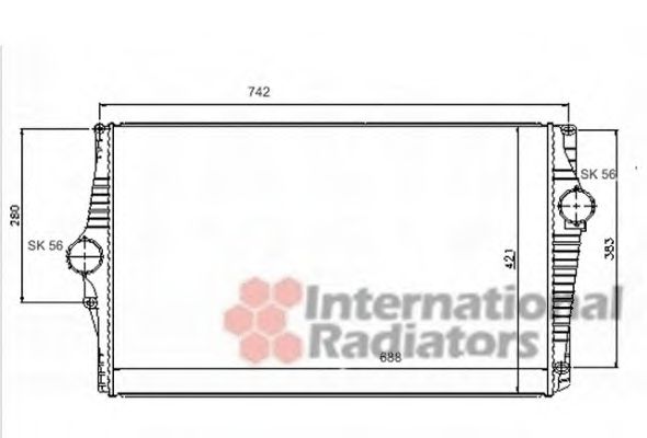 Imagine Intercooler, compresor VAN WEZEL 59004151