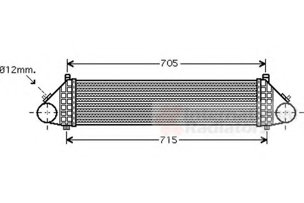 Imagine Intercooler, compresor VAN WEZEL 59004164