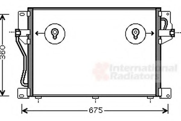 Imagine Condensator, climatizare VAN WEZEL 59005077