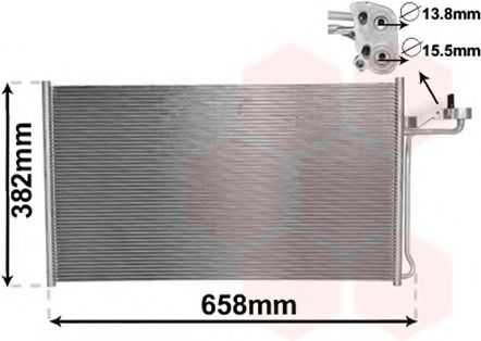 Imagine Condensator, climatizare VAN WEZEL 59005150