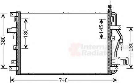 Imagine Condensator, climatizare VAN WEZEL 59005158