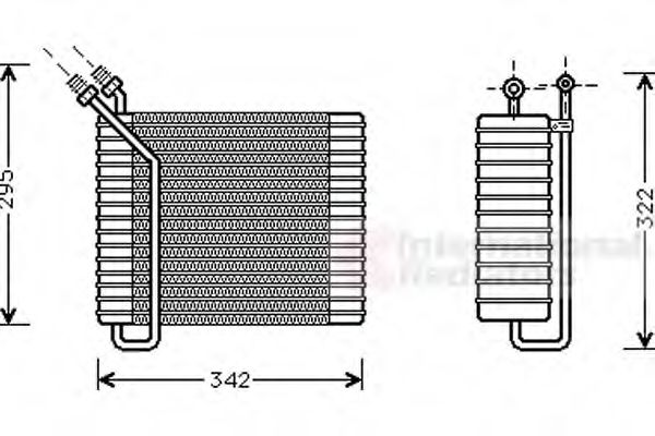 Imagine evaporator,aer conditionat VAN WEZEL 5900V025