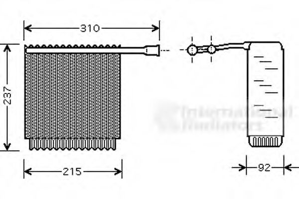 Imagine evaporator,aer conditionat VAN WEZEL 5900V125