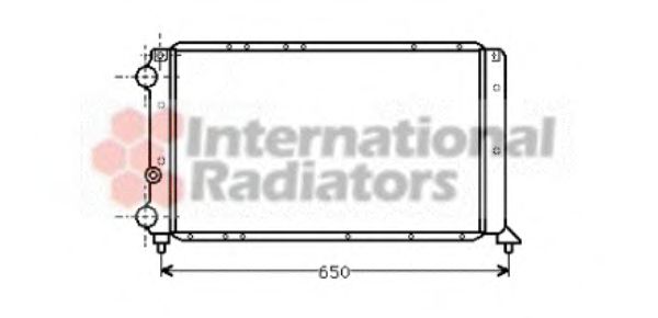 Imagine Radiator, racire motor VAN WEZEL 73002017