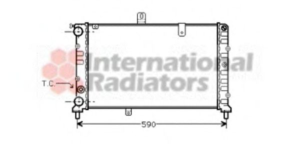 Imagine Radiator, racire motor VAN WEZEL 73002027