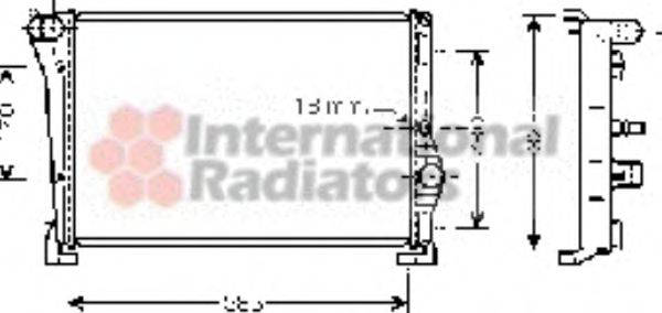 Imagine Radiator, racire motor VAN WEZEL 73002088