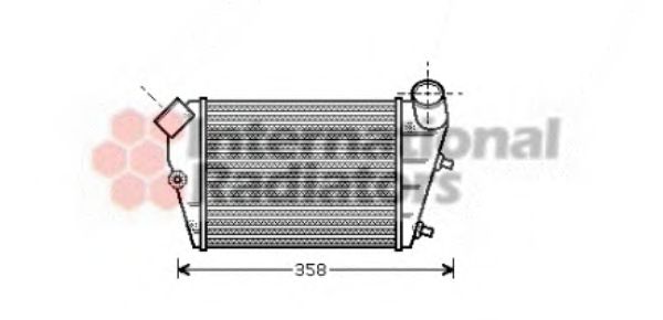 Imagine Intercooler, compresor VAN WEZEL 73004085