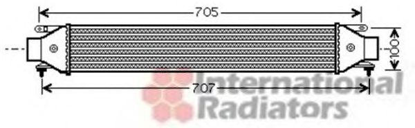 Imagine Intercooler, compresor VAN WEZEL 73004092