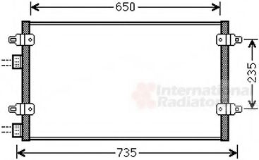 Imagine Condensator, climatizare VAN WEZEL 73005094