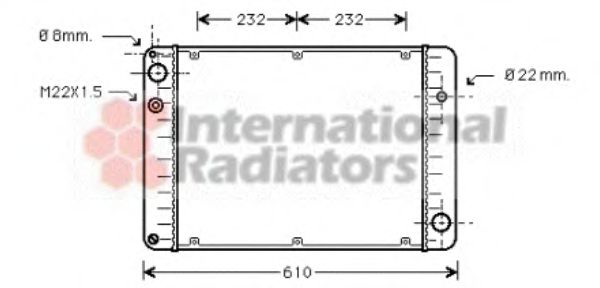 Imagine Radiator, racire motor VAN WEZEL 74002006