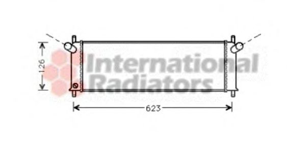 Imagine Radiator, racire motor VAN WEZEL 74002022