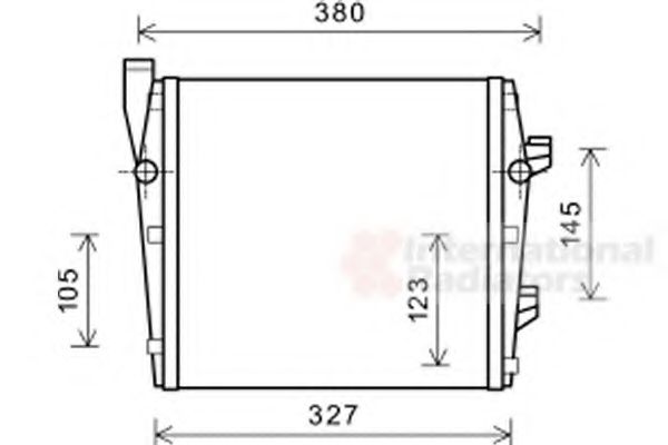 Imagine Radiator, racire motor VAN WEZEL 74002066