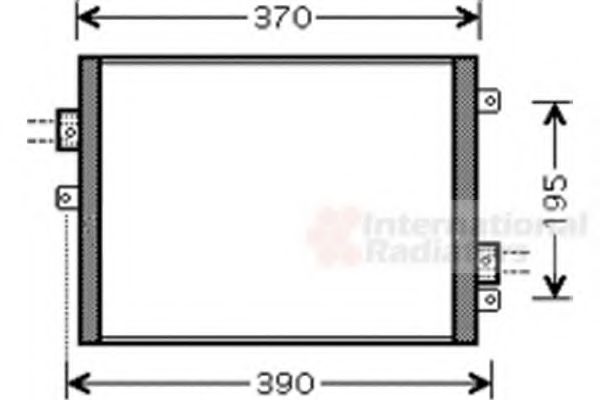 Imagine Condensator, climatizare VAN WEZEL 74005052