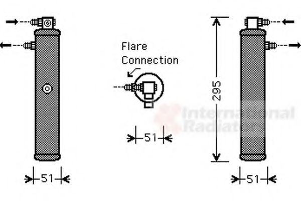 Imagine uscator,aer conditionat VAN WEZEL 7400D050