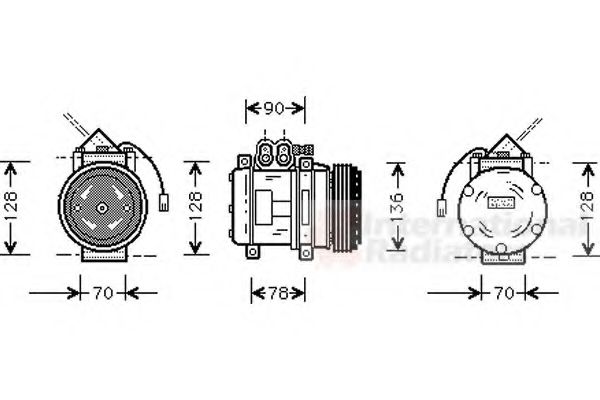 Imagine Compresor, climatizare VAN WEZEL 7400K034