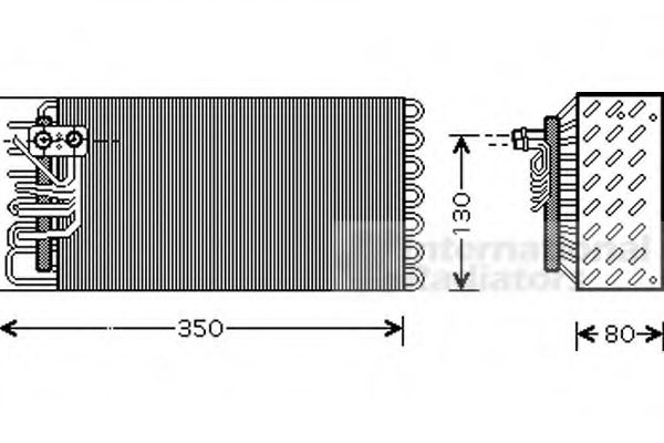 Imagine evaporator,aer conditionat VAN WEZEL 7400V039