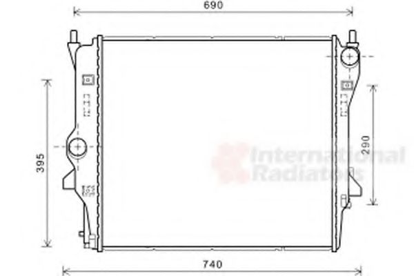 Imagine Radiator, racire motor VAN WEZEL 77002054