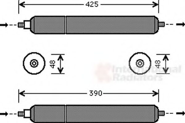 Imagine uscator,aer conditionat VAN WEZEL 7700D001