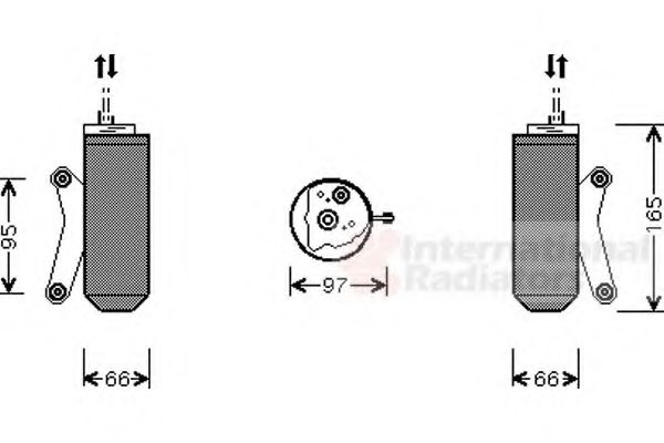 Imagine uscator,aer conditionat VAN WEZEL 7700D027