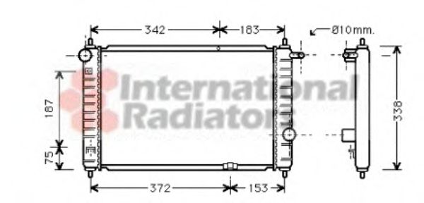 Imagine Radiator, racire motor VAN WEZEL 81002007