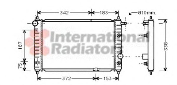 Imagine Radiator, racire motor VAN WEZEL 81002008