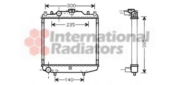 Imagine Radiator, racire motor VAN WEZEL 81002051