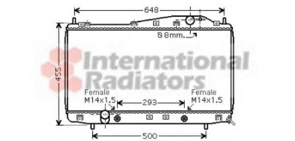 Imagine Radiator, racire motor VAN WEZEL 81002055