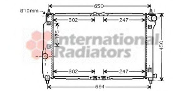 Imagine Radiator, racire motor VAN WEZEL 81002067